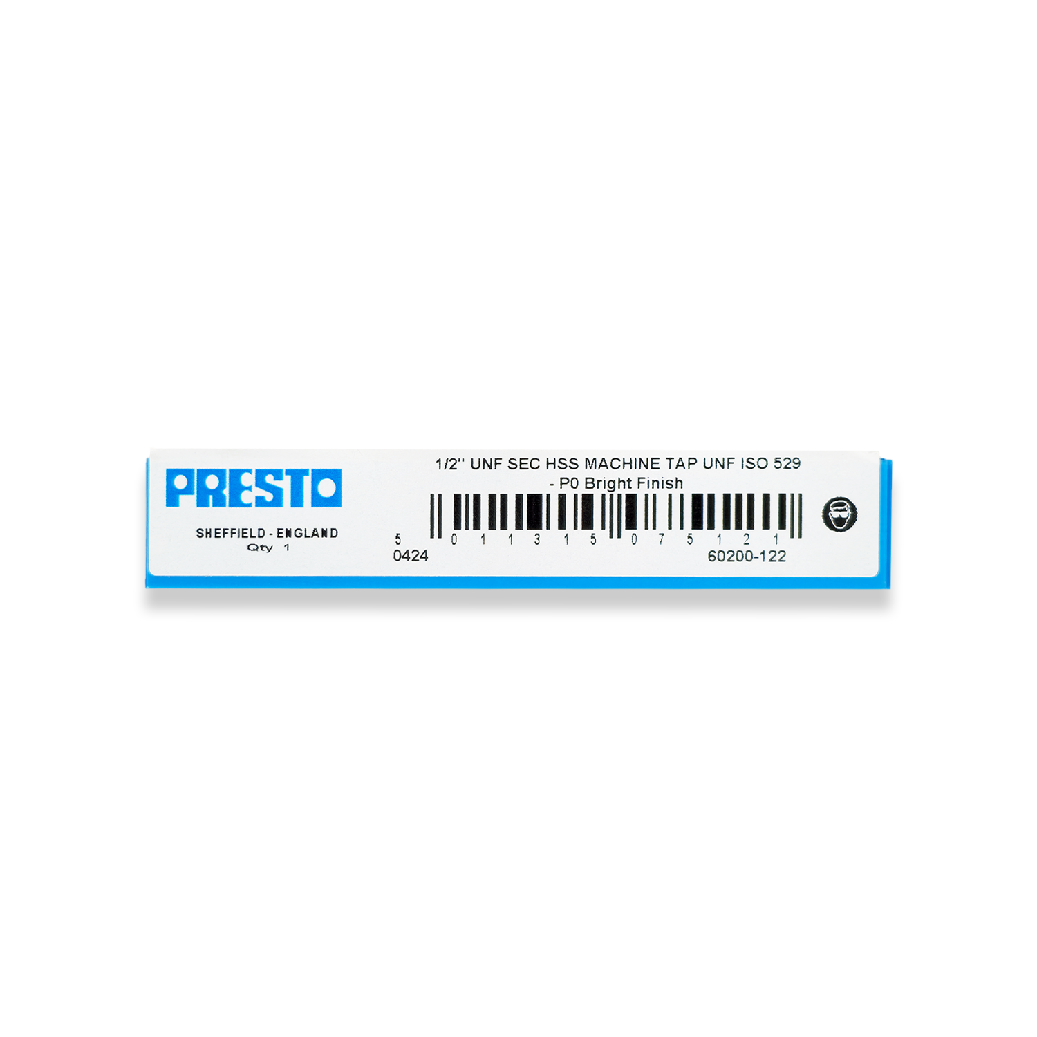PRESTO HSS 1/2" x 20 TPI UNF SECOND TAP