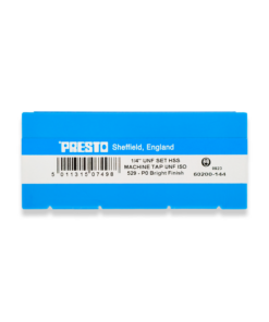 PRESTO HSS 1/4" x 28TPI UNF SET OF 3 TAPS