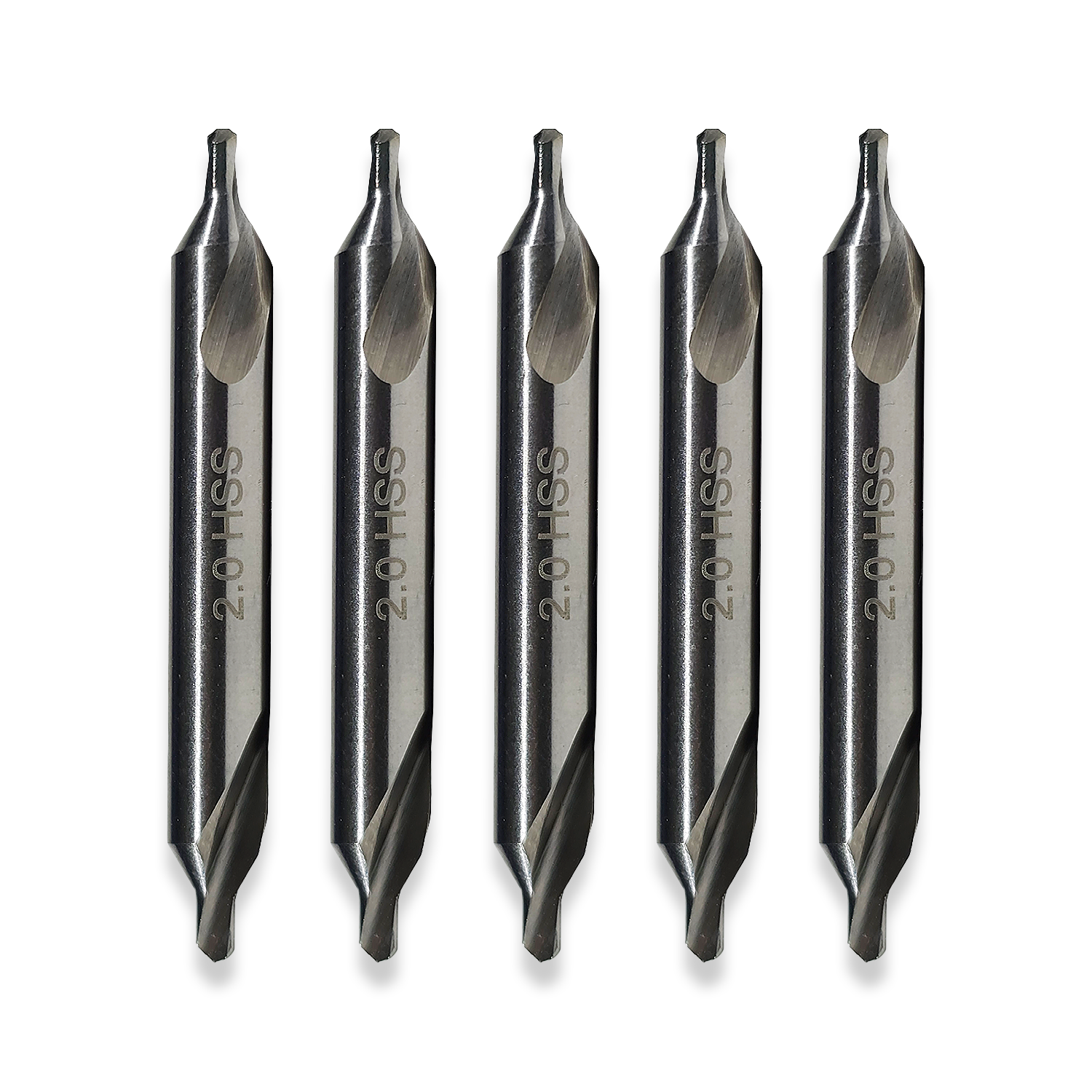 5 x Centre Drills 2.0mm Diameter