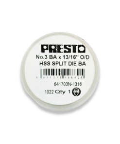 PRESTO 3BA HSS CIRCULAR SPLIT DIE