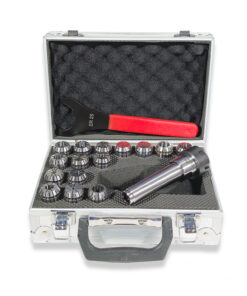 3MT ER25 Collet Chuck, Collets & Spanner in Fitted Box 1-16mm