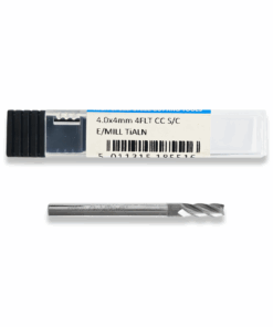 PRESTO 4MM X 4MM SHANK 4 FLUTE SOLID CARBIDE END MILL/MILLING CUTTER