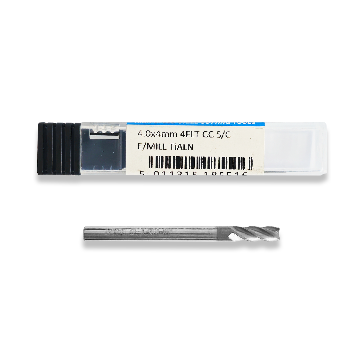 PRESTO 4MM X 4MM SHANK 4 FLUTE SOLID CARBIDE END MILL/MILLING CUTTER