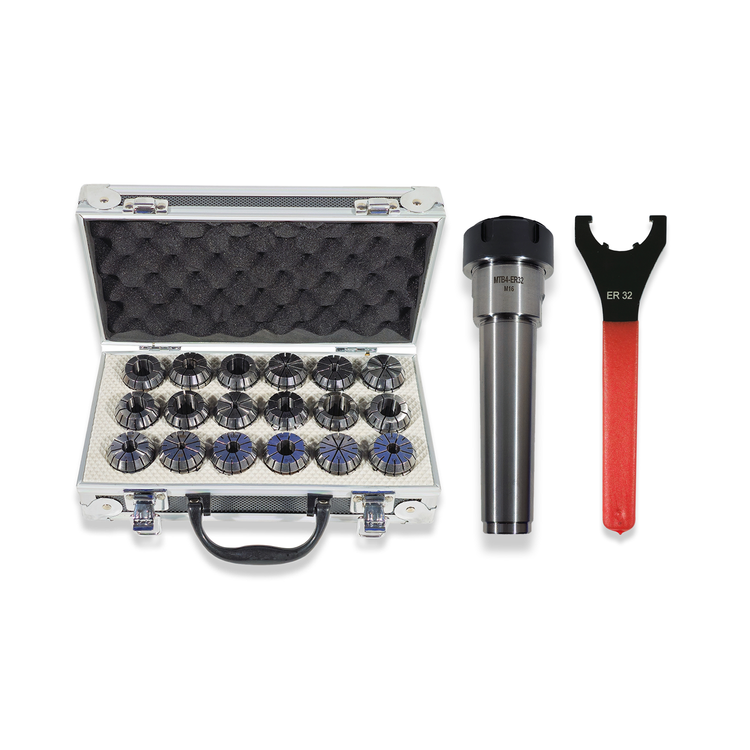 4MT ER32 Collet Chuck, Collets & Spanner Set 2-20mm