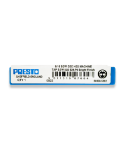 PRESTO 5/16" x 18TPI BSW SECOND TAP
