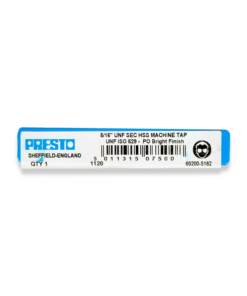 PRESTO HSS 5/16" x 24TPI UNF SECOND TAP