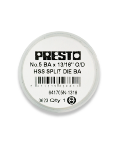 PRESTO 5BA HSS CIRCULAR SPLIT DIE