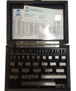 Moore & Wright Slip Gauge Blocks Slip Rolls MW700-09 GRADE 2 For Workshop 47PC Set