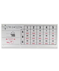 73. 254 FEED RATE PLATE - IMPERIAL - 11929