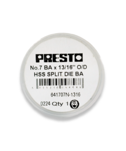 PRESTO 7BA HSS CIRCULAR SPLIT DIE