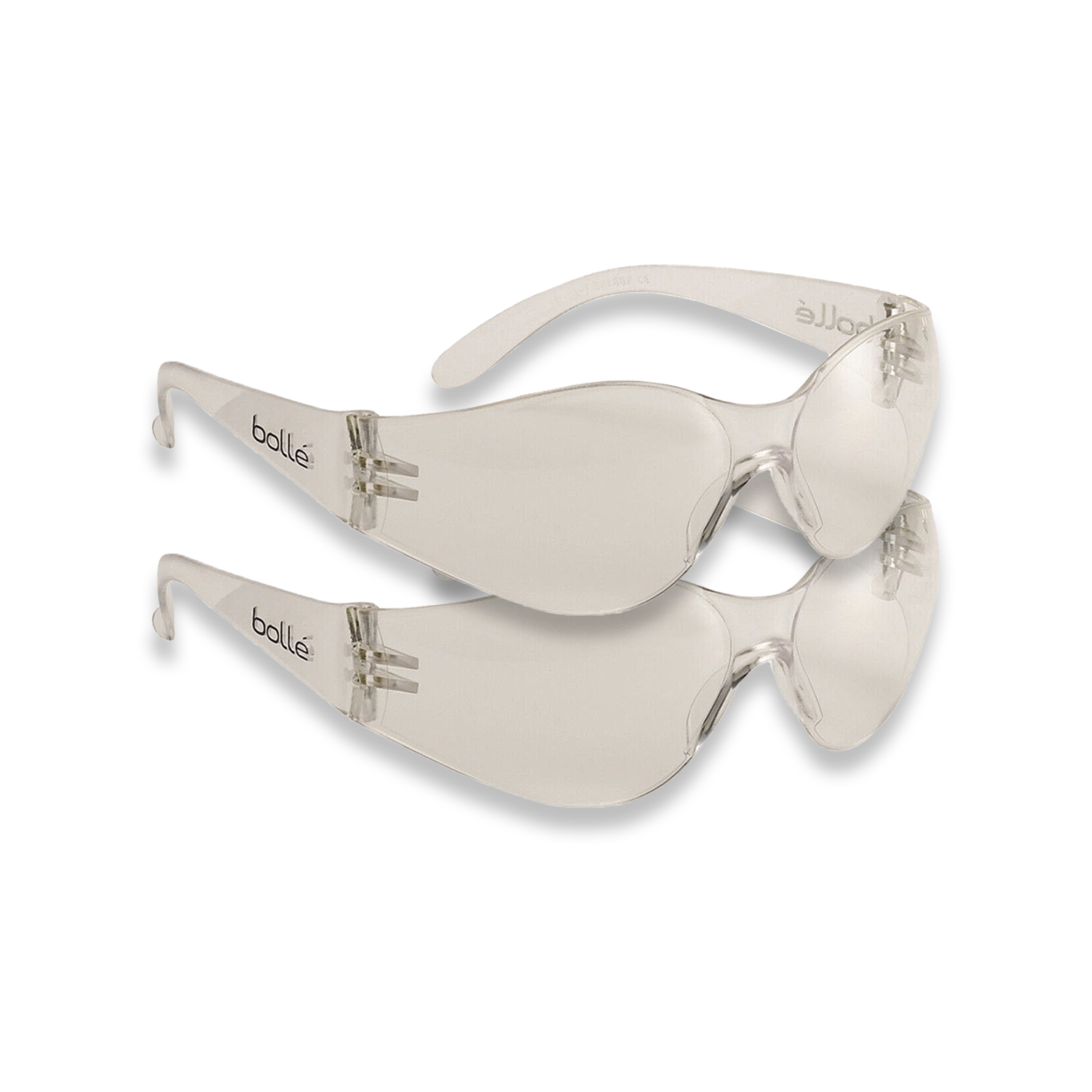 Bolle Safety Glasses Bandido Range BANCI Clear Lens x 2 pairs