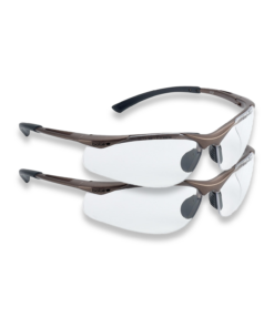 Bolle Safety Glasses Contour II Range CONTPSI Clear Lens & Bag x 2 pairs