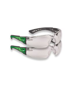 Bolle Safety Glasses Rush+ Range RUSHPGLO Clear Lens Phosphorescent Band x 2 pairs