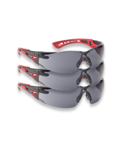 Bolle Safety Glasses Rush+ Range RUSHPPSF Smoke Lens UVA Protection x 3 pairs