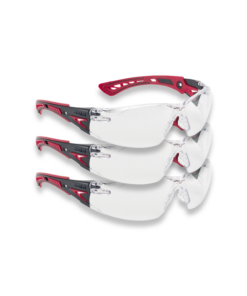 Bolle Safety Glasses Rush+ Range RUSHPPSI Clear Lens UV Protection x 3 pairs