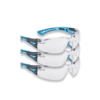 Bolle Safety Glasses Rush+ Range RUSHPPSIB Clear Lens UV Protection x 3 pairs