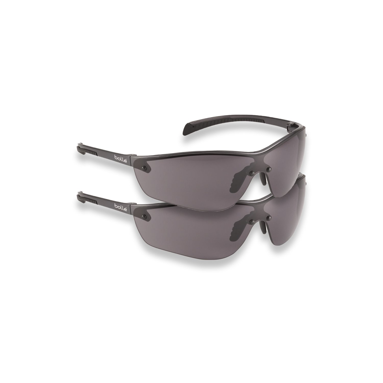 Bolle Safety Glasses Silium+ Range SILPPSF Smoke Lens Anti Mist x 2 pairs