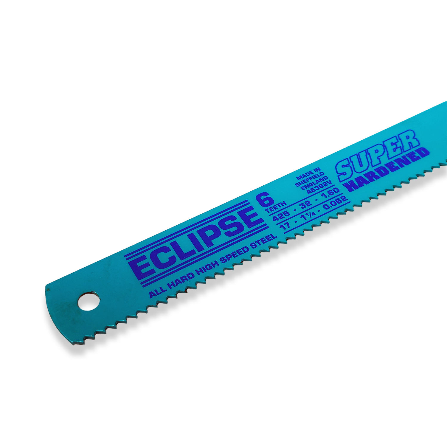 Eclipse HSS Power Hacksaw Blade 425 x 32 x 1.6mm / 17"x 1.1/4" .062 6TPI AE362V - Image 2
