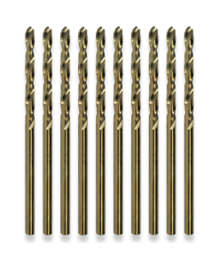 1.8mm HSS Cobalt Metric Jobber drills x 10
