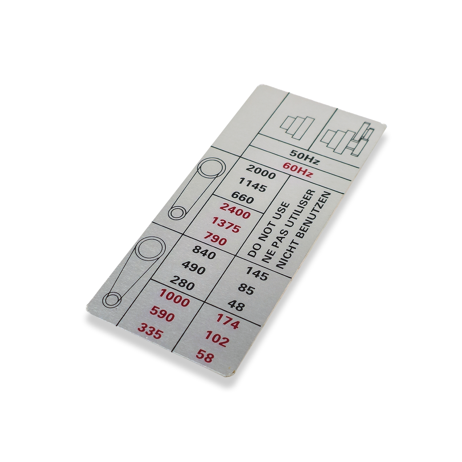ML10 INSTRUCTION PLATE 10688 - Image 2