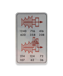 ML10 SPEED CHART