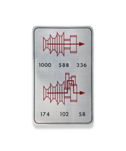 232. ML10 SPEED PLATE A7629