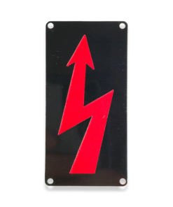 MYFORD ELECTRICAL WARNING PLATE