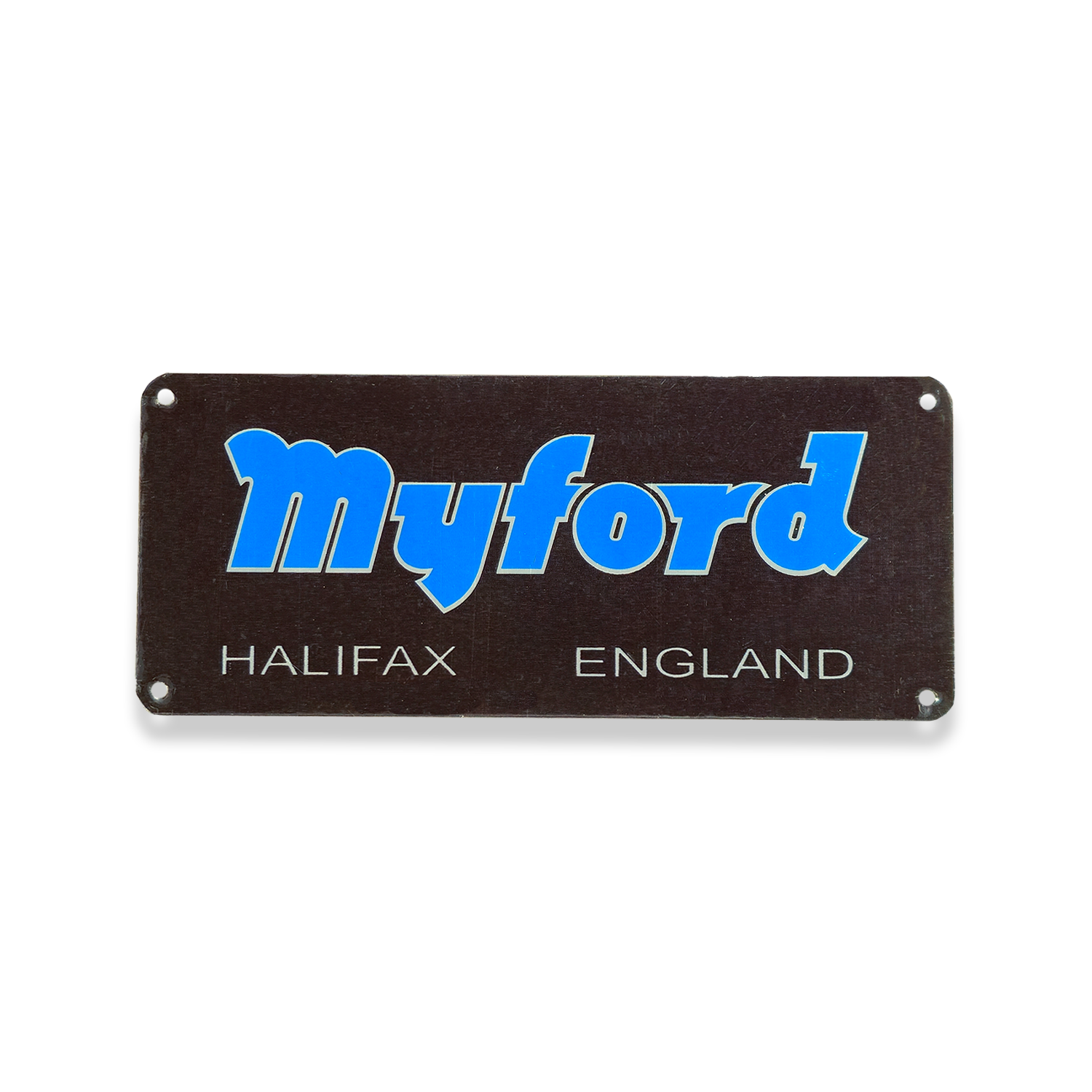 MYFORD NAMEPLATE FOR MACHINE STAND SUPER 7 / ML7