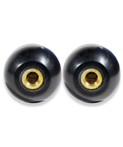 QR18. PAIR OF KNOBS 1-1/4" DIAMETER 5/16" BSW 80003 SC102