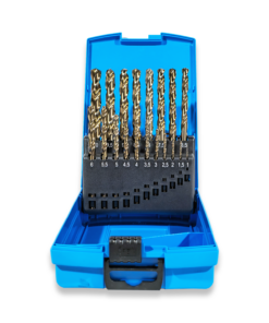 PRESTO M19 1.0MM - 10.0MM HS COBALT DRILL SET DIN338 09501M19