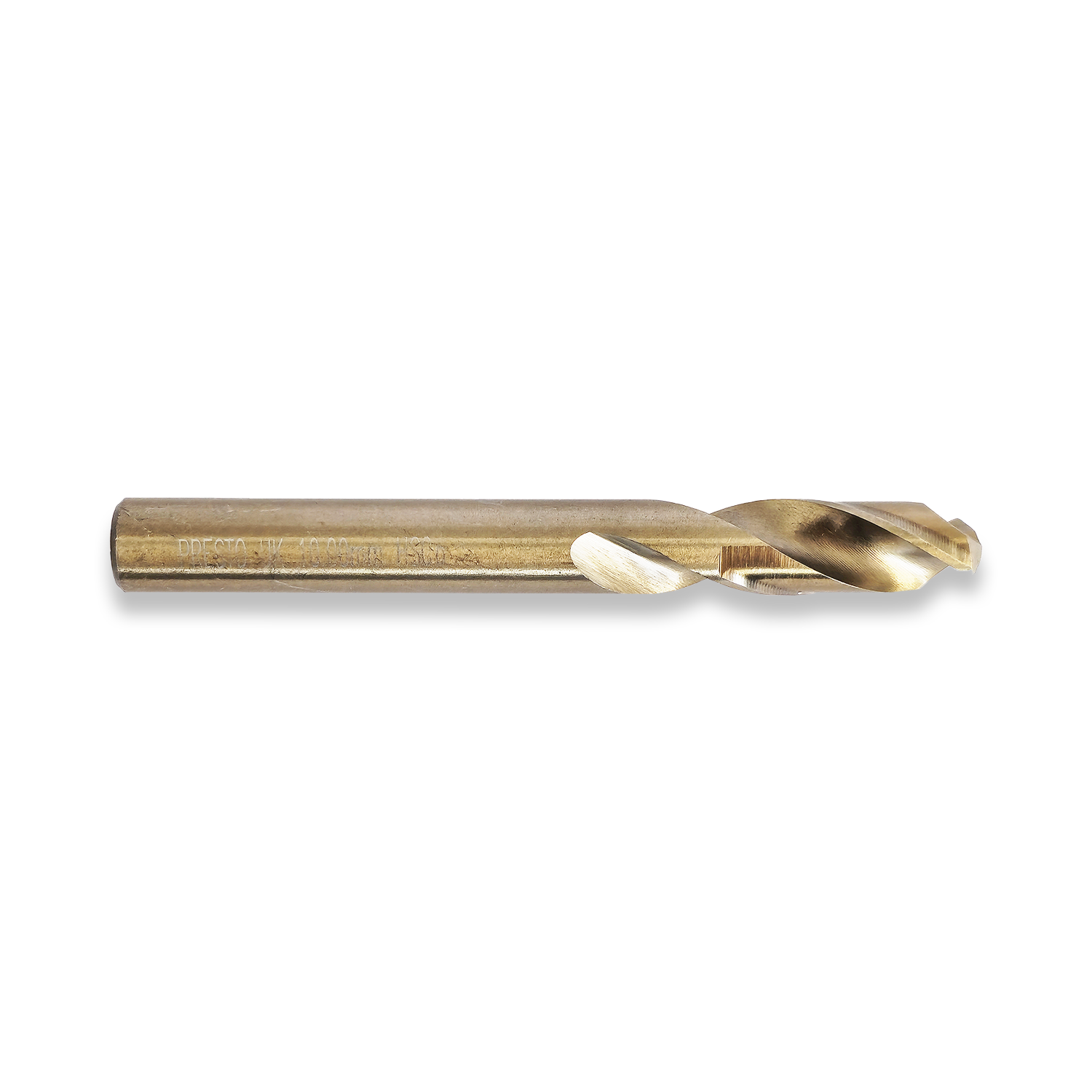 PRESTO 10MM COBALT SPLIT POINT STUB DRILL DIN1897