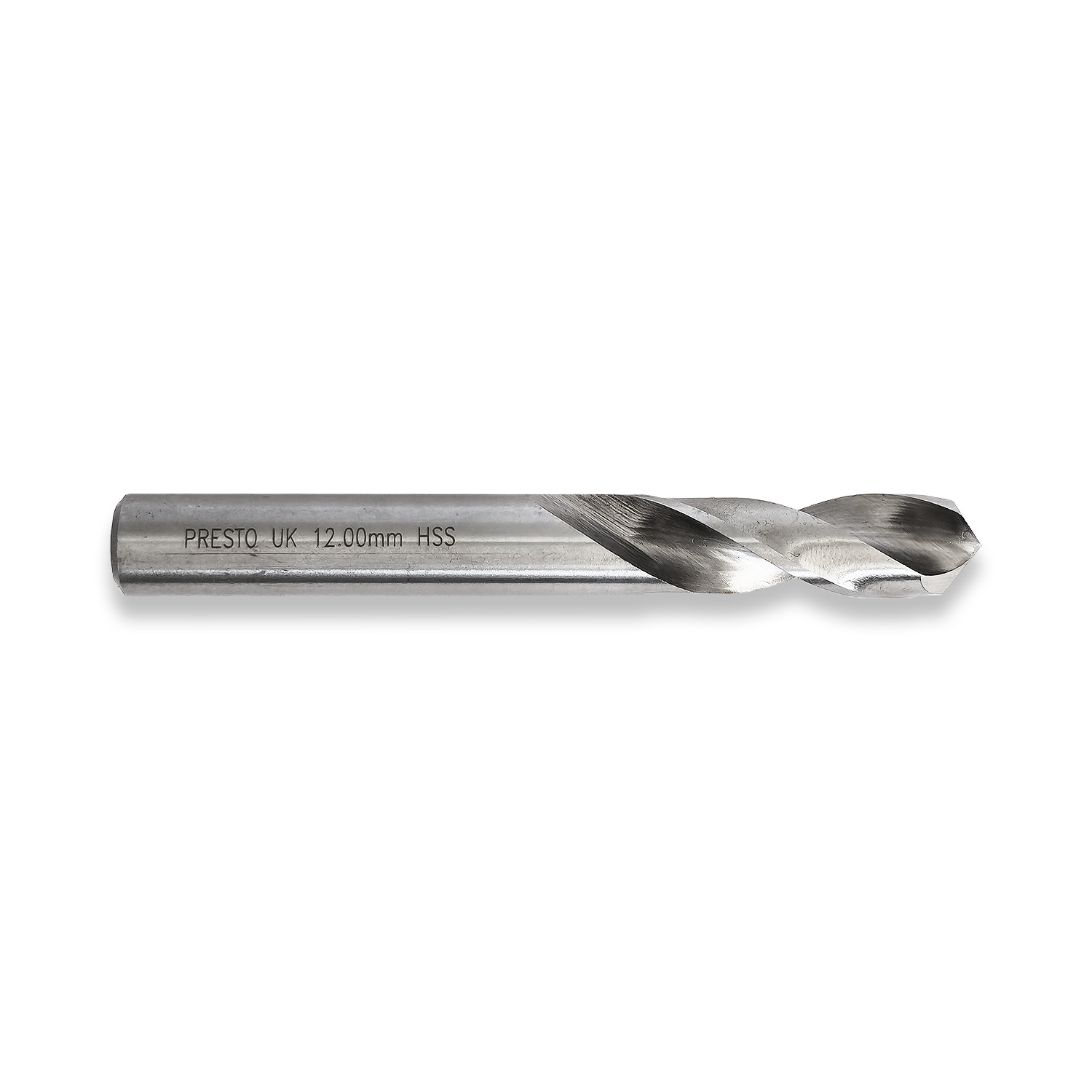 PRESTO 12MM HSS SPLIT POINT STUB DRILL DIN1897