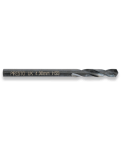 PRESTO 4MM HSS SPLIT POINT STUB DRILL DIN1897
