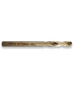 PRESTO 5MM COBALT SPLIT POINT STUB DRILL DIN1897