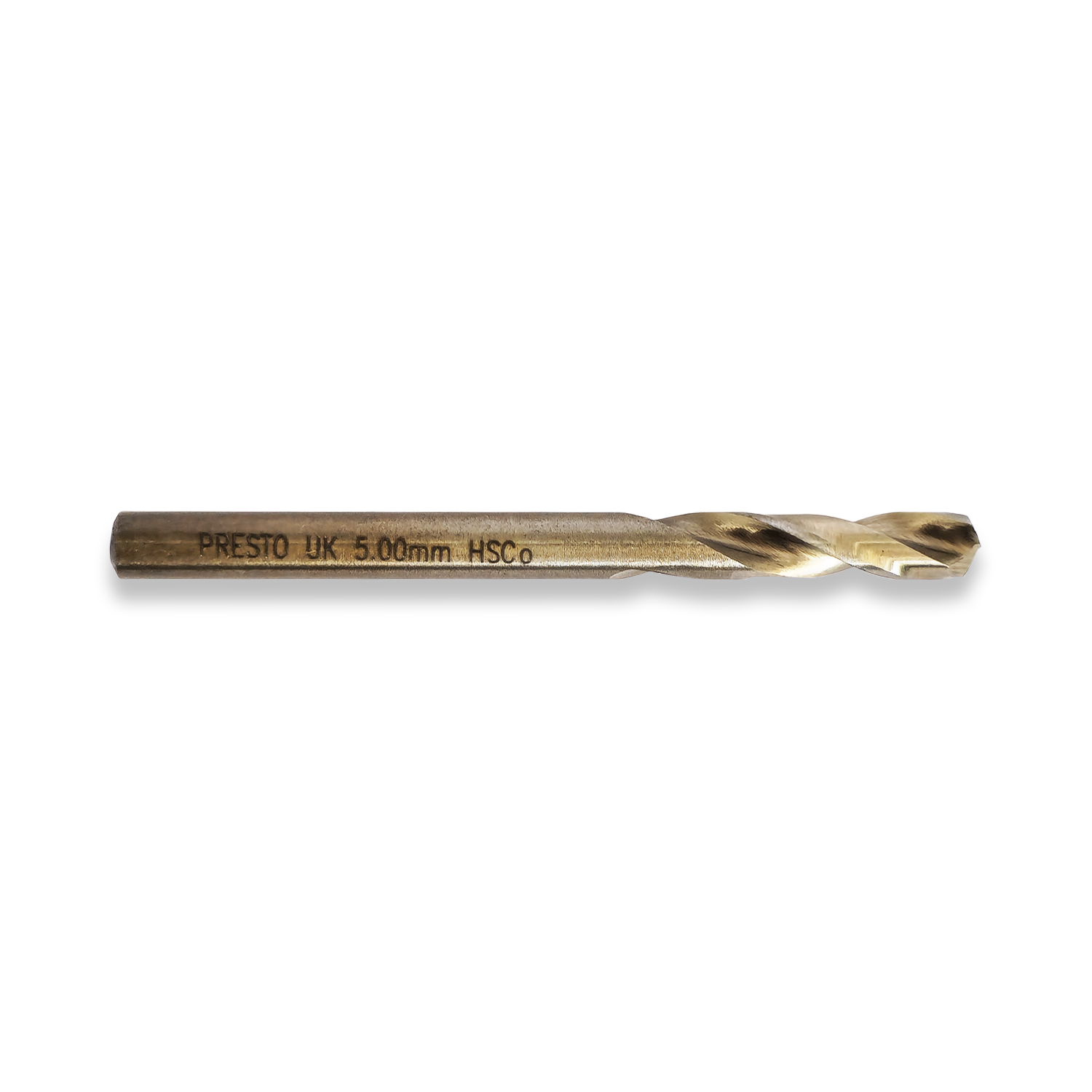 PRESTO 5MM COBALT SPLIT POINT STUB DRILL DIN1897