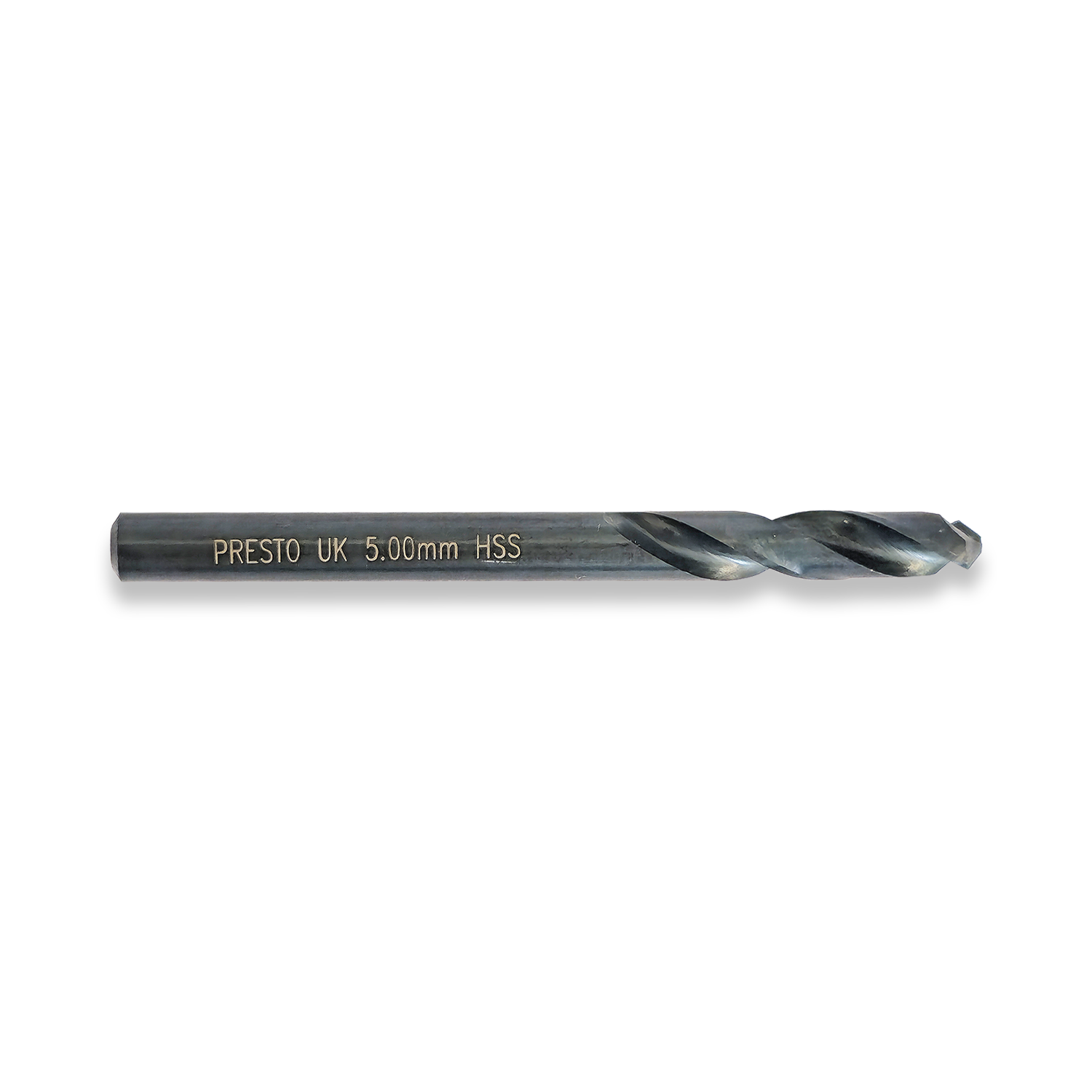 PRESTO 5MM HSS SPLIT POINT STUB DRILL DIN1897