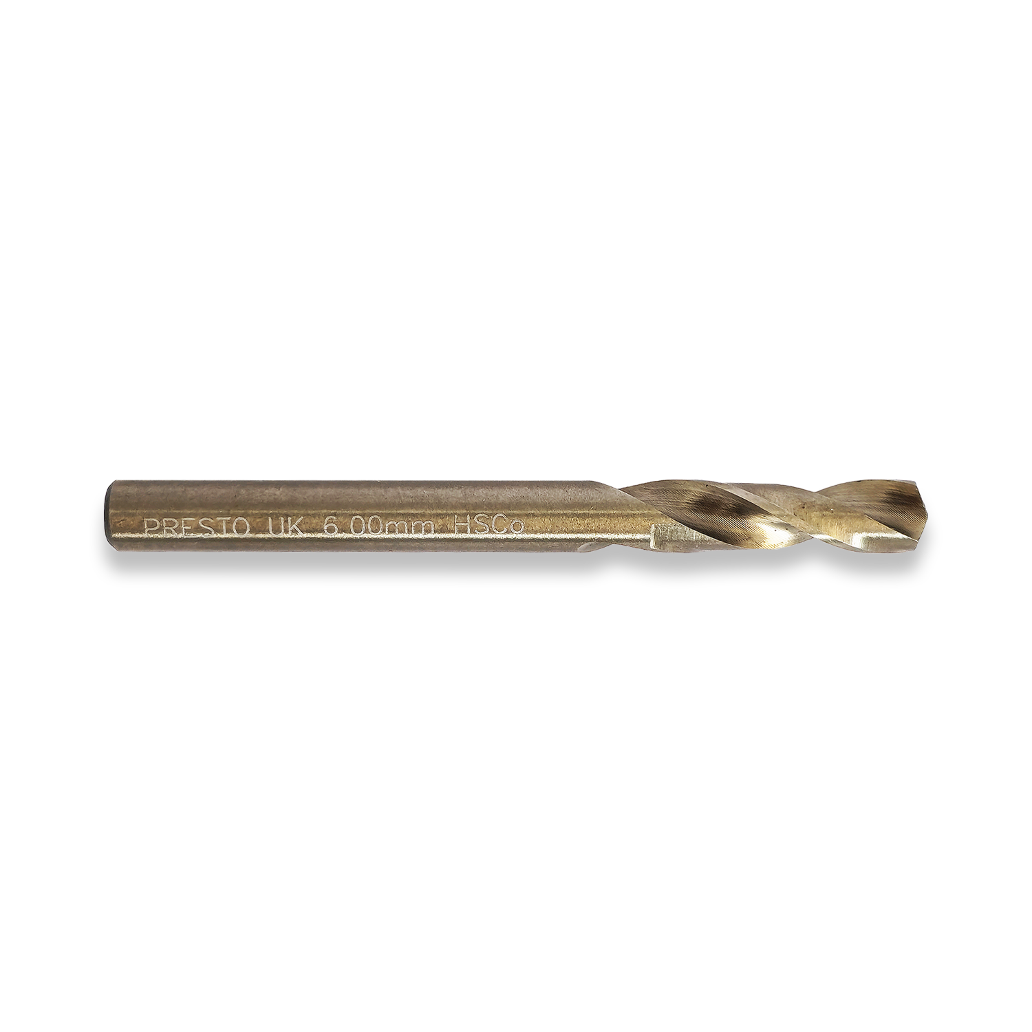 PRESTO 6MM COBALT SPLIT POINT STUB DRILL DIN1897