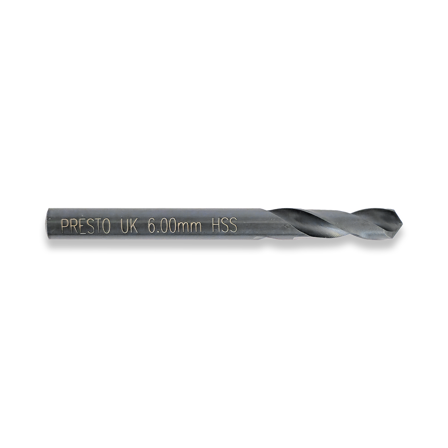 PRESTO 6MM HSS SPLIT POINT STUB DRILL DIN1897