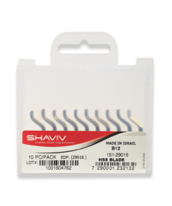 Shaviv B12 Deburring Blades For Steel, Aluminum, Copper & Plastics 10 Piece Set