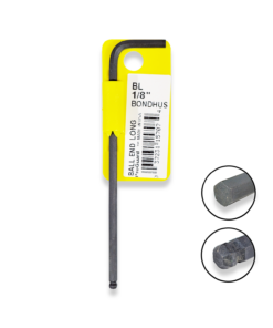 BONDHUS 1/8" Allen Key Ball End Hex Long Arm 15707