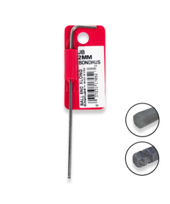 BONDHUS 2mm Ball End Hex Long Allen Keys BriteGuard Finish 17052