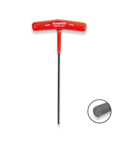 BONDHUS 3mm T-Handle 6" Hex Driver 15256