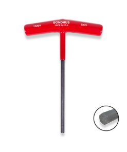 BONDHUS 5mm T-Handle 6" Hex Driver 15264