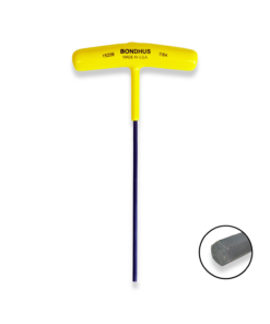 BONDHUS 7/64" T-Handle 6" Hex Driver 15206