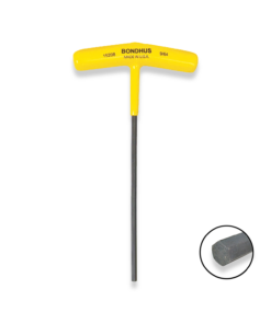BONDHUS 9/64" T-Handle 6" Hex Driver 15208