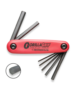 BONDHUS Gorilla Grip Hex Fold Up Allen Key Set 7pcs 2-8mm 12587