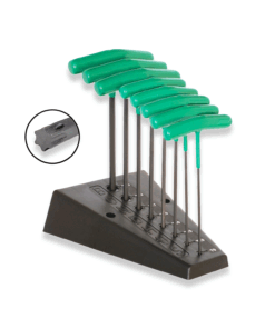 BONDHUS T-Handle Torx Hex 8pcs Set & Stand TX9-TX40, 33034 TTHX8