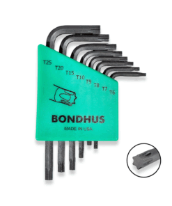 BONDHUS Torx Allen Key Set 8pcs TX6-TX25 TLXS8S 31732