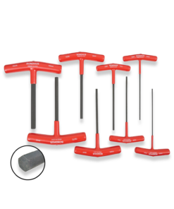 Bondhus T-Handle 6" Hex Allen Key / Driver Set 8pcs Metric 2mm-10mm HTX80M 15287
