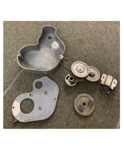 Myford ML7 non gearbox gear train guard LH leadscrew bracket banjo gears spacers